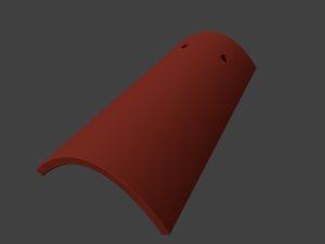 decorative roof tile 3D Print Model