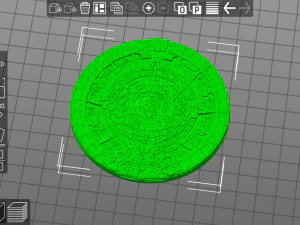 aztec sun stone 3D Print Model
