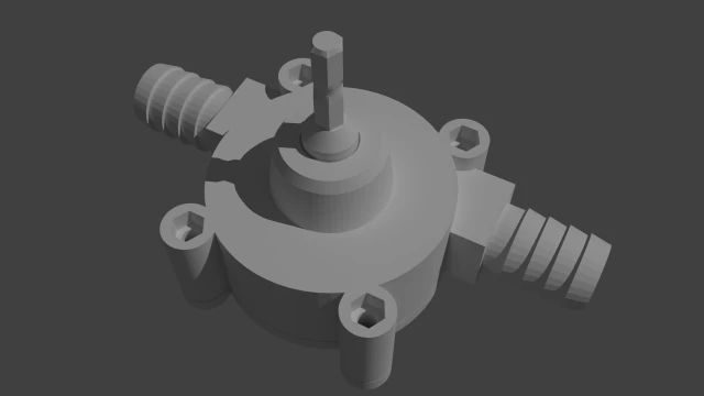 bomba de transferência autoescorvante Modelo de Impressão 3D .c4d .max .obj .3ds .fbx .stl .blend
