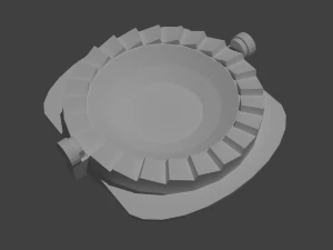 ravioli-vormige deegvormer 3D printmodel