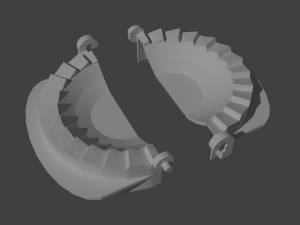ravioli-shaped dough former Modèles 3D en vedette