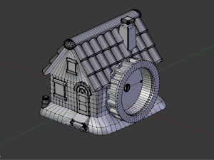 The house of the white mill Model Cetak 3D