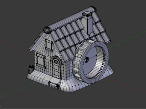 The house of the white mill 3D Print Model