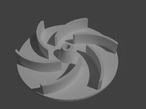 motor impeller 3D Print Model