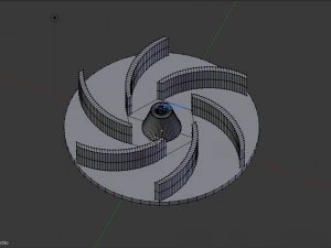 motor impeller 3D Print Model