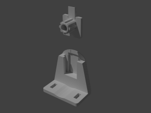support for roller blinds 17 mm 3D Принт Модель