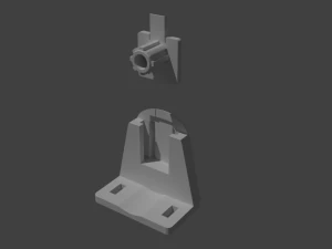 support for roller blinds 17 mm 3D Print Model