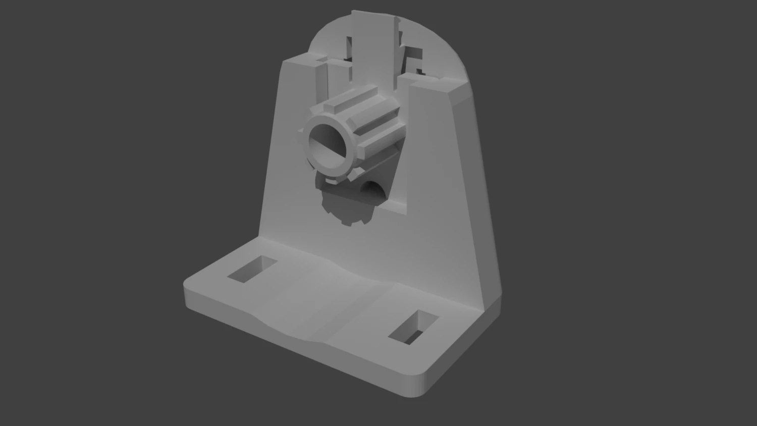 support for roller blinds 17 mm 3D Print Model .c4d .max .obj .3ds .fbx .stl .blend