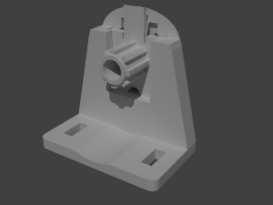 support for roller blinds 17 mm 3D Print Model