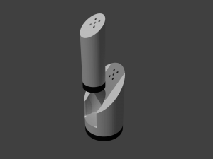 salt pepper container 3D Baskı Modeli