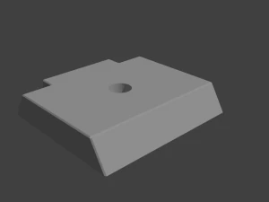 plaque de tr&eacute;pied Modèles 3D en vedette