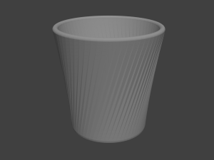 say no disposable plastic 3D-printmodel