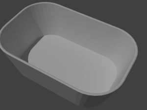 tray say no disposable plastic 3D-printmodel