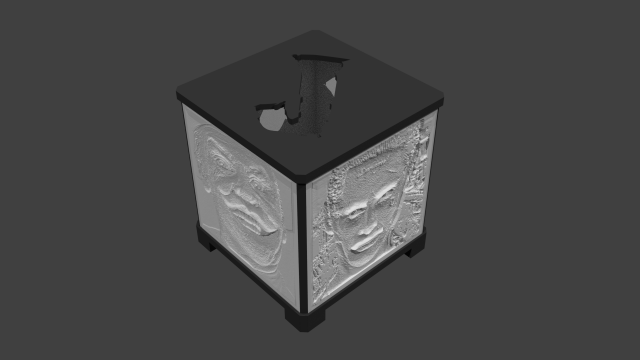 lamp joker 3D-printmodel .c4d .max .obj .3ds .fbx .stl .blend 