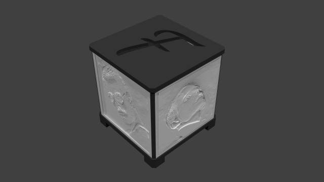 freddie mercury lamp Model Cetak 3D .c4d .max .obj .3ds .fbx .stl .blend 