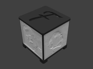 Lampada Freddie Mercury Modello di stampa 3D