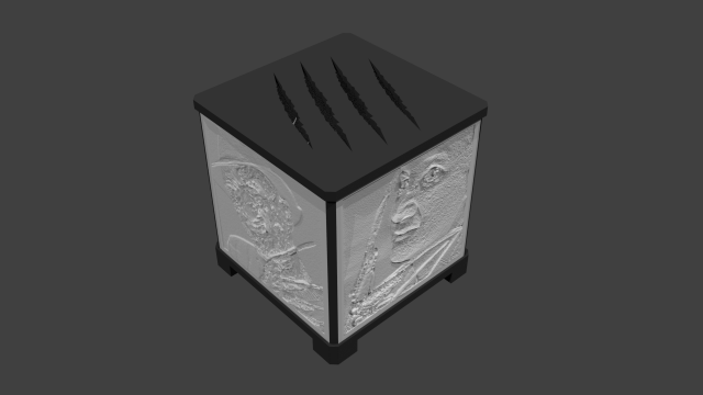 nightmare lamp 3D 打印模型 .c4d .max .obj .3ds .fbx .stl .blend 