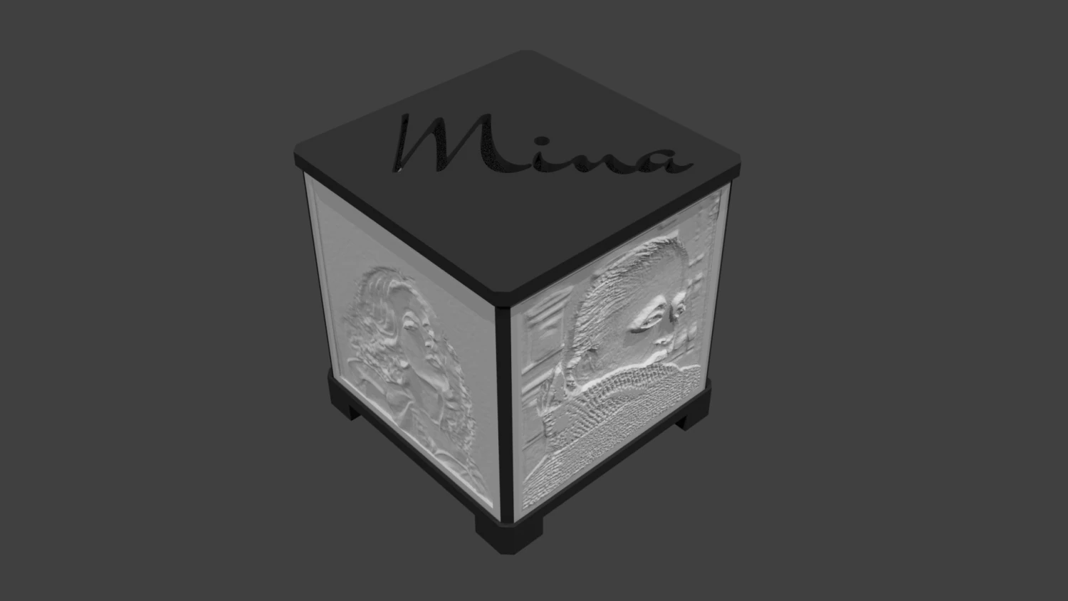 mina lamp 3D Print Model .c4d .max .obj .3ds .fbx .stl .blend 