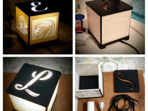 mina lamp 3D Print Model