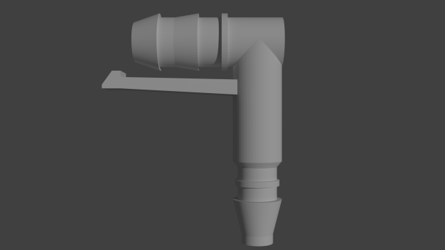 headlight washer attachment alfa romeo 75 3D 프린트 모델 .c4d .max .obj .3ds .fbx .stl .blend 
