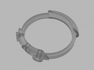 givenchy watch bezel 3D Baskı Modeli
