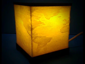 Kubische Weltlampe 3D Druckmodell