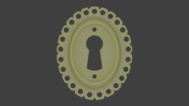 Antique furniture nozzle 3D 프린트 모델 .c4d .max .obj .3ds .fbx .stl .blend 