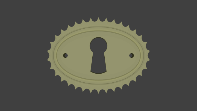 Antique furniture nozzle 3D 프린트 모델 .c4d .max .obj .3ds .fbx .stl .blend 
