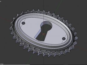 Antique furniture nozzle 3D 프린트 모델