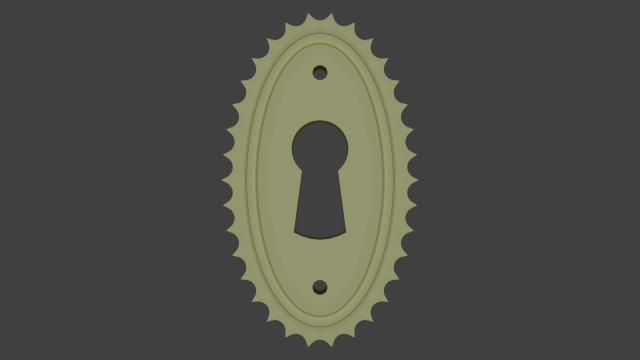 Antique furniture nozzle 3Dプリントモデル .c4d .max .obj .3ds .fbx .stl .blend 