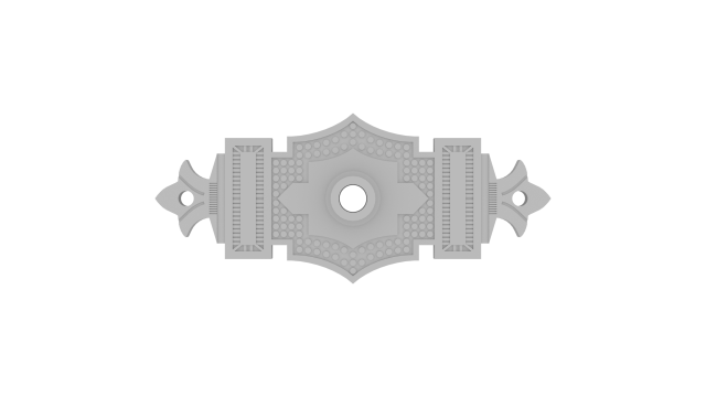 Antique furniture nozzle 3D Print Model .c4d .max .obj .3ds .fbx .stl .blend 