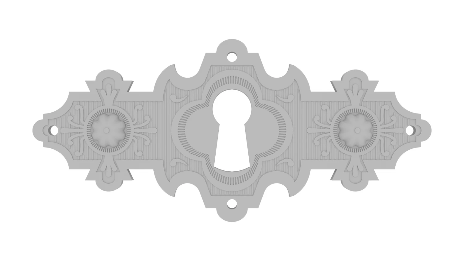 Bocal para m&oacute;veis antigos Modelo de Impressão 3D .c4d .max .obj .3ds .fbx .stl .blend 