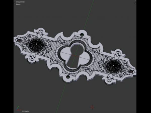 Bocal para m&oacute;veis antigos Modelo de Impressão 3D