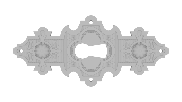 Antique furniture nozzle Modelo de Impressão 3D .c4d .max .obj .3ds .fbx .stl .blend 