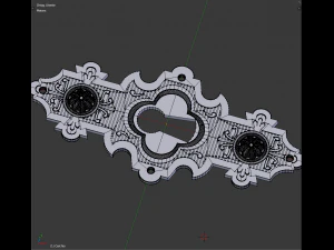 Antique furniture nozzle 3D Print Model