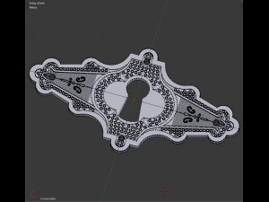 Antique furniture nozzle 3D Print Model