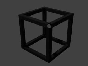 Cube lamp 3D Print Model