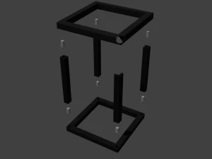 Cube lamp 3D Print Model