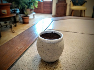 Collectible jars for succulents to be printed with composite materials with marble effect or similar 3D-printmodel