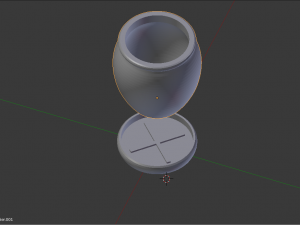 Collectible jars for succulents to be printed with composite materials with marble effect or similar 3D Print Model