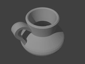 Collectible jars for succulents to be printed with composite materials with marble effect or similar 3D Print Model
