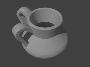 Collectible jars for succulents to be printed with composite materials with marble effect or similar 3D-printmodel