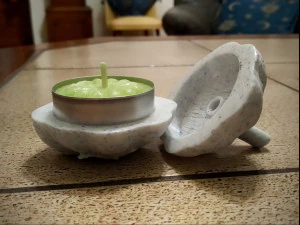 Garlic candle holder 3D Print Model