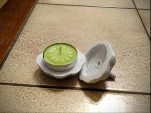 Garlic candle holder 3D Print Model