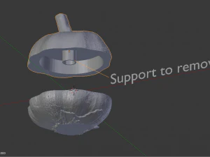 Garlic candle holder 3D Print Model