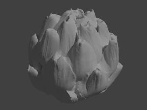 Artichoke candle holder 3D Print Model