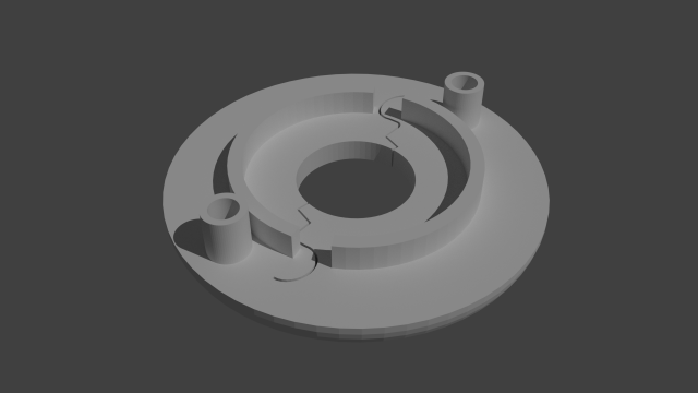 Table football rod bushings 3D 打印模型 .c4d .max .obj .3ds .fbx .stl .blend