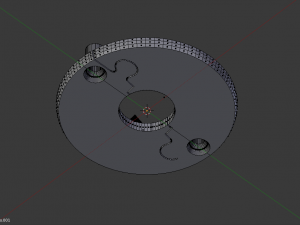 Table football rod bushings 3D 打印模型