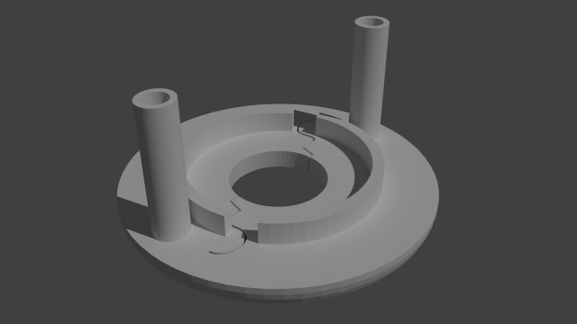 Table football rod bushings 3D Druckmodell .c4d .max .obj .3ds .fbx .stl .blend 