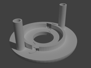 Table football rod bushings 3D Print Model